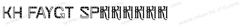KH Faygt SP字体转换